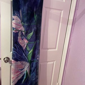 Long silk scarf made in Italy